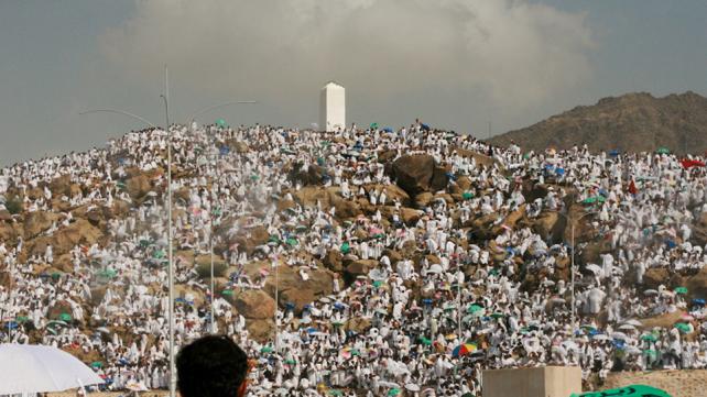 Mount Arafat, where the last sermon was given.